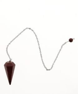 Pendule conique Jaspe Rouge 3.5cm, 1 part
